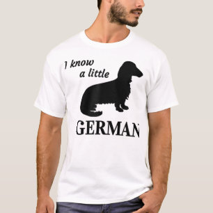 I Know a Little German Funny Dachshund T-Shirt