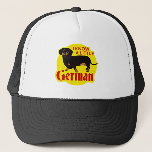 I Know A Little German Trucker Hat (Front)