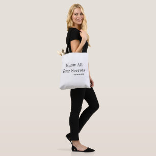 I Know All Your Secrets Neuron Bag