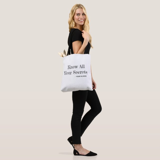 I Know All Your Secrets Neuron Bag (On Model)