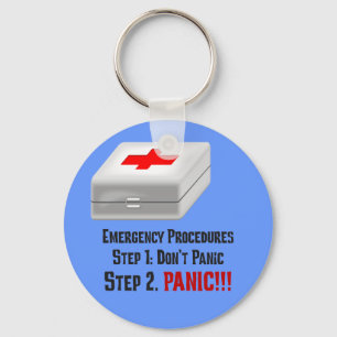 I Know First Aid & Can Respond to Your Emergency Key Ring