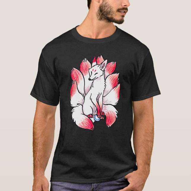I Know Heaven Is A Beautiful Place  Nine Tailed Fo T-Shirt (Front)