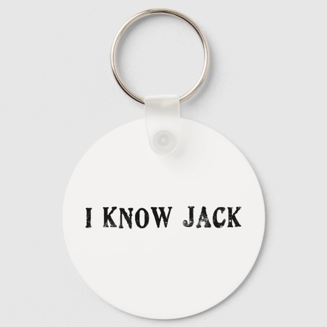 I Know Jack Key Ring (Front)