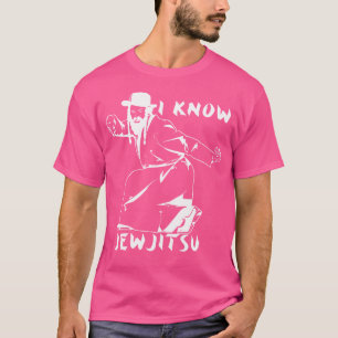 I Know Jewjitsu Dance Horah Jiu Jitsu Rabbi T-Shirt
