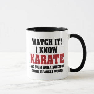 I Know Karate! And Sushi And Other Japanese Words Mug