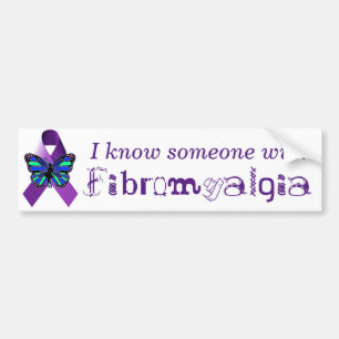 I know someone with Fibromyalgia Bumper Sticker