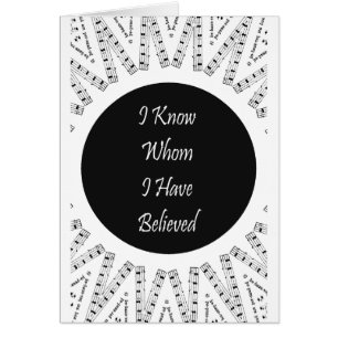 I Know Whom I Have Believed