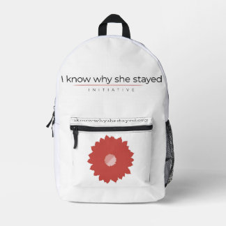 I Know Why She Stayed Print Cut Sew Bag