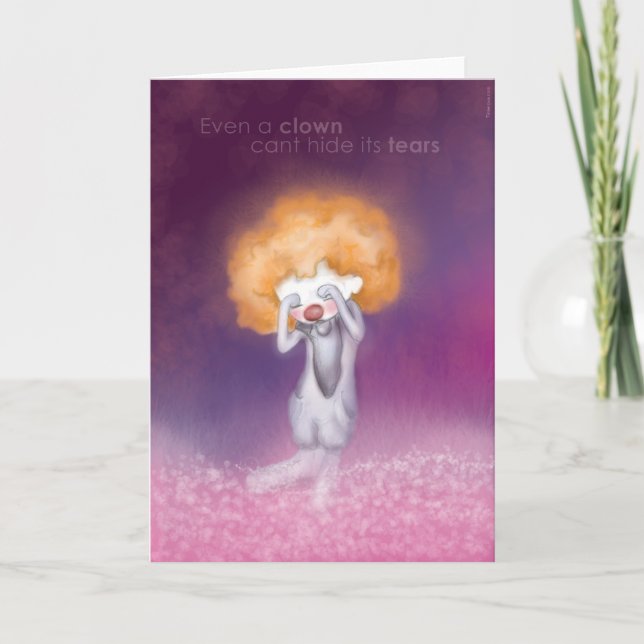 I know you are sad card (Front)