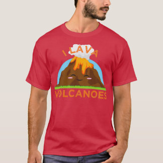I Lava Volcanoes Geologists graphic Mineralogy Cry T-Shirt