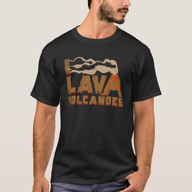I Lava Volcanoes Volcanology Volcanologist Gift T-Shirt (Front)