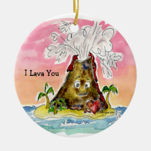 I Lava You Ceramic Tree Decoration