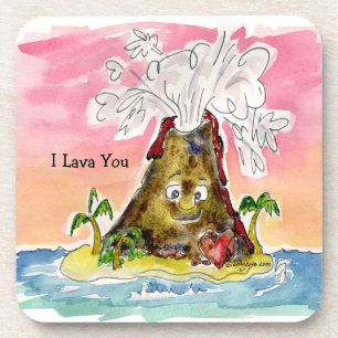 I Lava You Coaster
