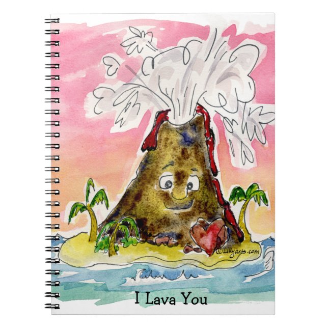 I Lava You Notebook (Front)