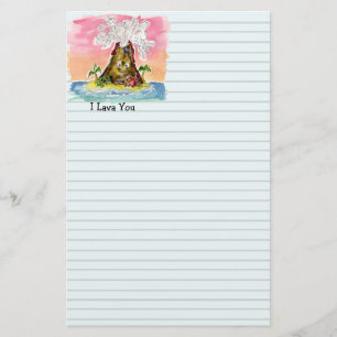 I Lava You Stationery