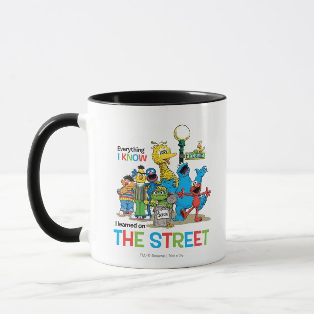 I learned on THE STREET Mug (Left)