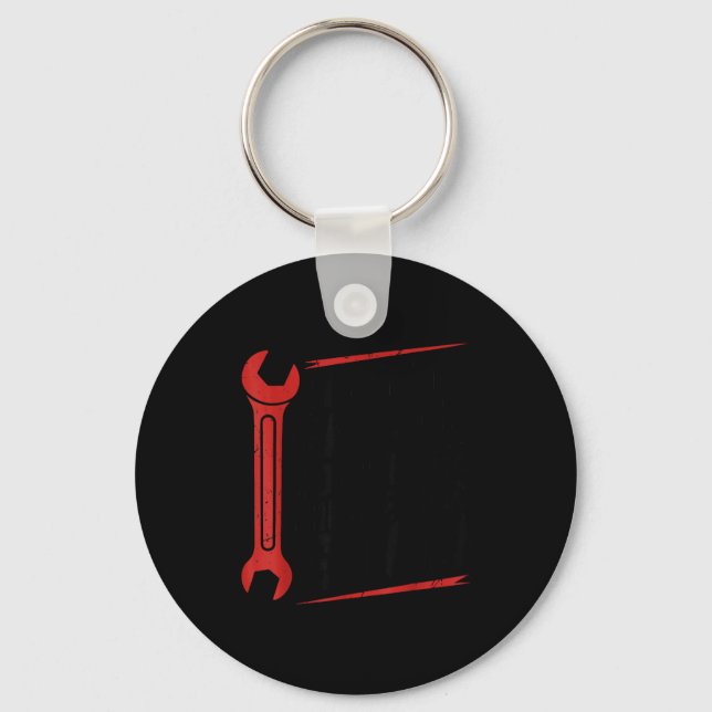 I Left Garage To Be Here Better Good Funny Diy Mec Key Ring (Front)