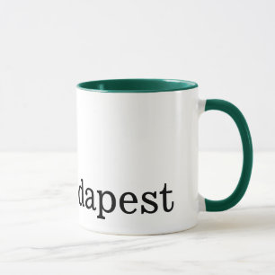 I left My heart in Budapest Mug