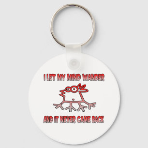 I let my mind wander key ring