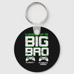 I Leveled Up To Big Bro Kids Gamer New Brother Key Ring
