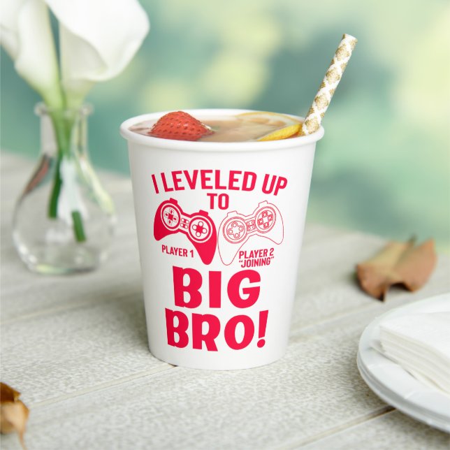 "I LEVELED UP TO BIG BRO! PAPER CUPS (Insitu)