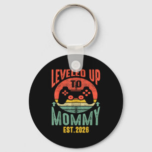 I Leveled Up To Mommy 2026 Pregnancy Announcement Key Ring