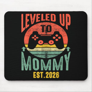 I Leveled Up To Mommy 2026 Pregnancy Announcement  Mouse Mat