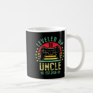 I Leveled Up To Uncle 2026 Promoted To Uncle Level Coffee Mug