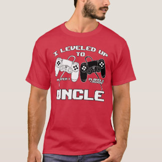I Leveled Upo Uncle Gaming Controller RPG Game Gif T-Shirt