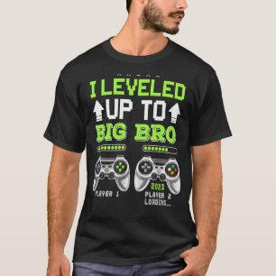 I Levelled Up To Big Bro 2023 Soon To Be Brother T-Shirt