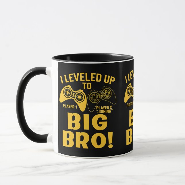 I Levelled Up To Big Bro Mug (Left)
