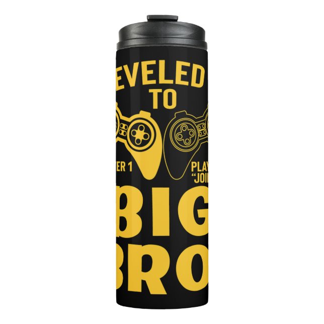 I Levelled Up To Big Bro Thermal Tumbler (Front)