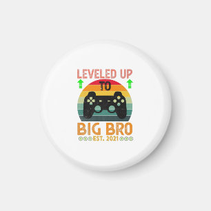 I Levelled Up To Big Brother 2021 Gamer Gift Magnet
