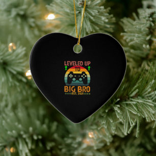 I Levelled Up To Big Brother Est2021 Promoted Ceramic Tree Decoration