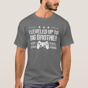 I Levelled Up To Big Brother Est 2023 Funny New Br T-Shirt