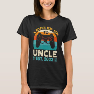 I Levelled Up To Uncle Est 2023 Pregnancy Announc T-Shirt