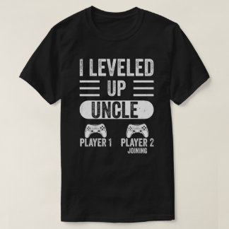 I Levelled Up To Uncle Gamer Player 1 Player 2 Joi T-Shirt