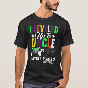 I Levelled Up To Uncle Gender Reveal T-Shirt