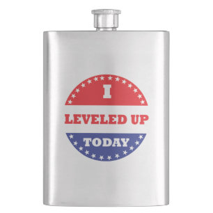 I Levelled Up Today Hip Flask
