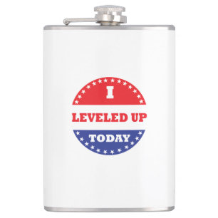 I Levelled Up Today Hip Flask