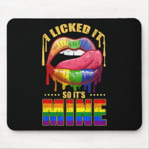 I Licked It So Its Mine Vintage Mouse Mat