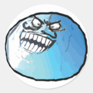 I Lied Comic Meme Classic Round Sticker