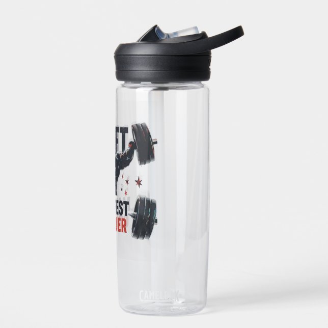  I Lift, I Manifest, I Conquer Water Bottle (Left)