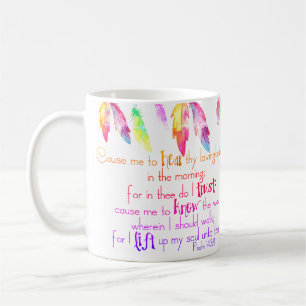 I lift up my soul coffee mug