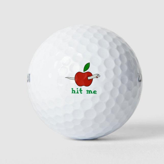I LIKE APPLES GOLF BALLS (Front)