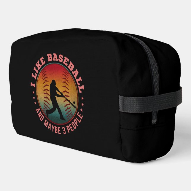I Like Baseball and Maybe 3 People Dopp Kit (Left Corner)