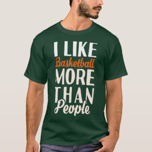 I like Baseball More Than Peiople T-Shirt