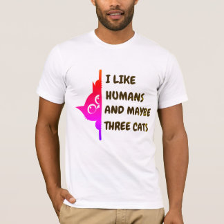 I like baseball-peeking cat T-Shirt