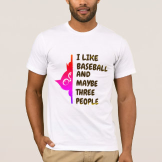 I like baseball-peeking cat T-Shirt