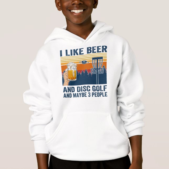 i like beer and disc golf and maybe 3 people (Front)